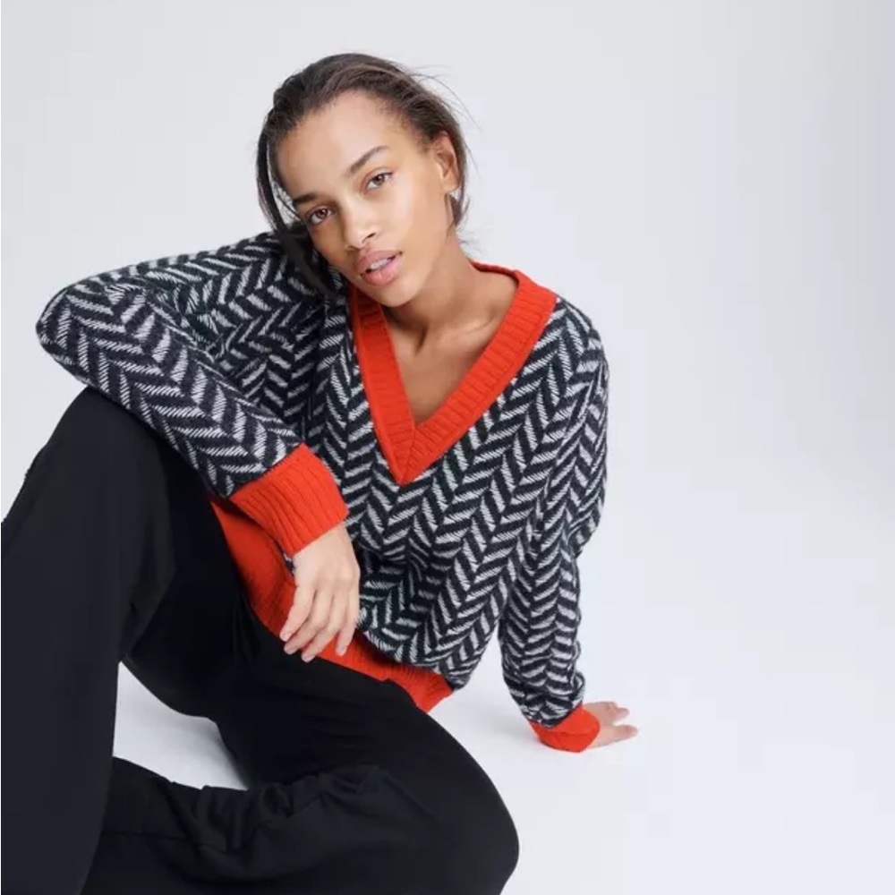 Rag & Bone Biata V Neck - Cashmere Blend